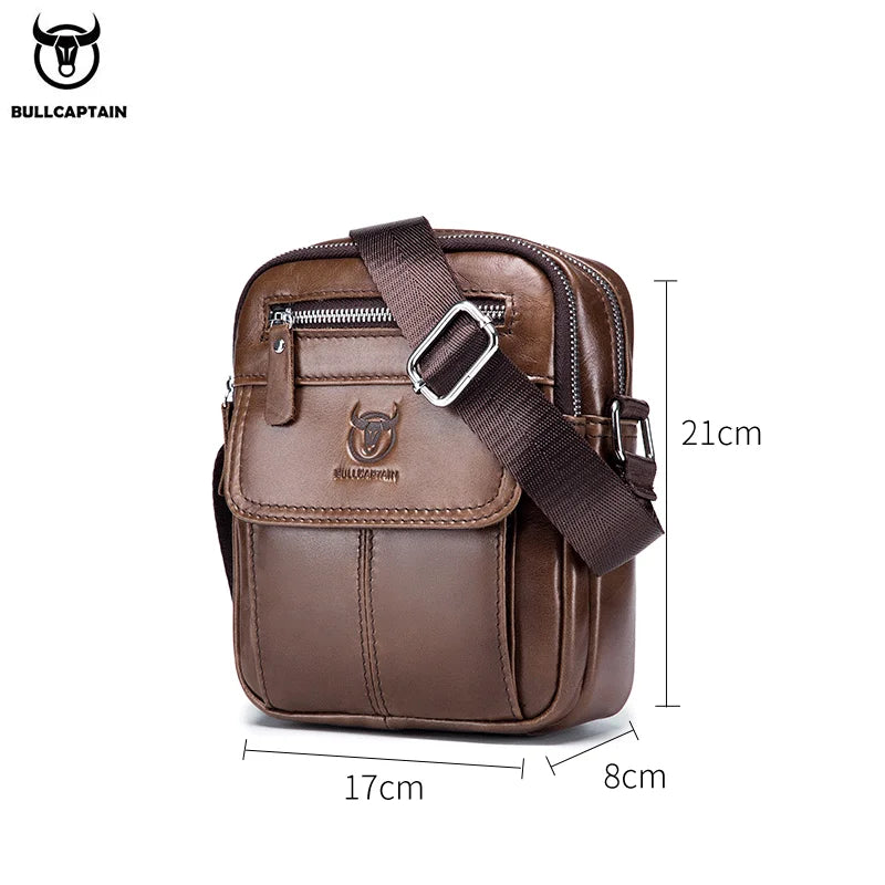 Bolsa Masculina De Couro Legítimo - Magnata Bullet