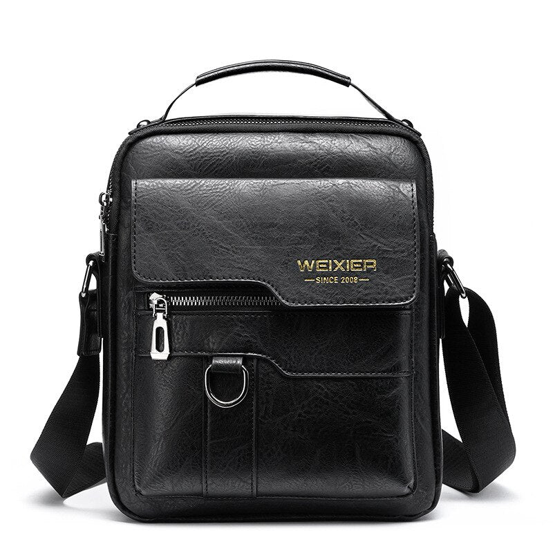 Bolsa Masculina De Couro Legítimo Masculina Crossbody - Estilo Versátil