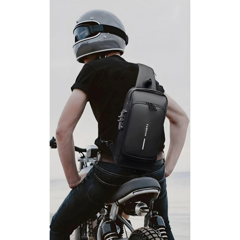 Bolsa Masculina de Ombro Antifurto  Magnata Secure