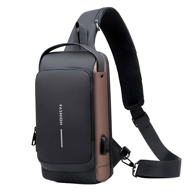 Bolsa Masculina de Ombro Antifurto  Magnata Secure