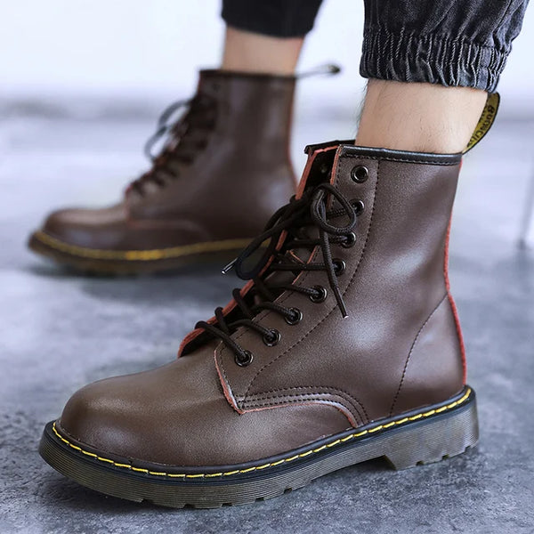 Bota Masculina de Inverno em Couro Legítimo - Blast