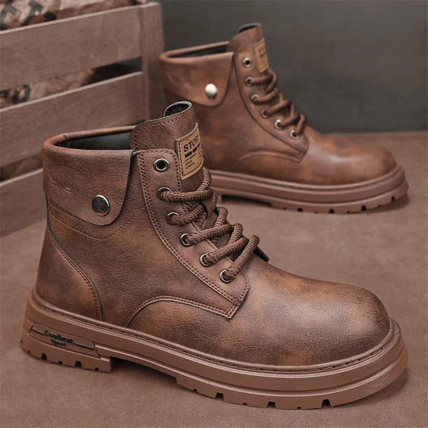 Bota Masculina de Inverno em Couro Legítimo - Woody