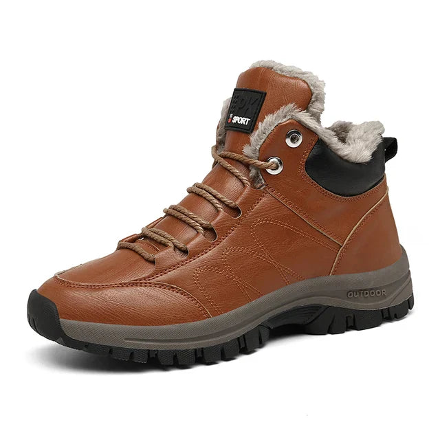 Bota Masculina de Inverno em Couro Legítimo - Rumble