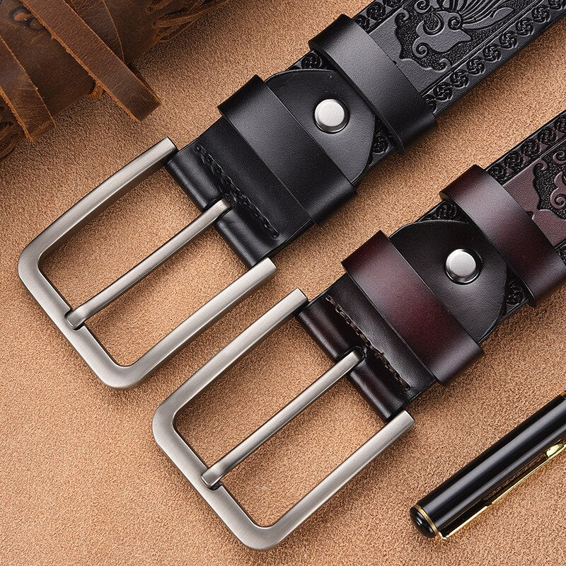 Cinto Masculino de Couro Magnata Orion