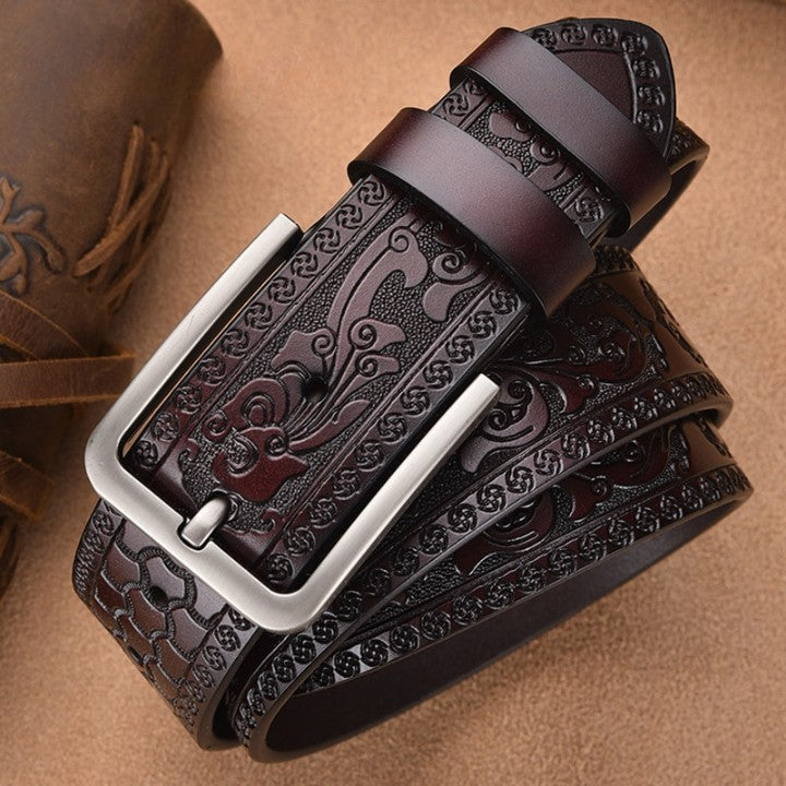 Cinto Masculino de Couro Magnata Orion