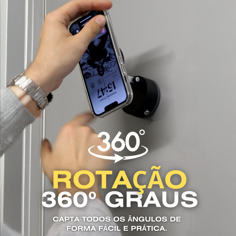 Suporte Magnético Pro - Compatível com todos os modelos – iPhone, Samsung, Motorola, Xiaomi e outros