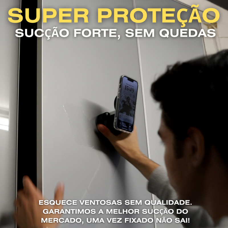 Suporte Magnético Pro - Compatível com todos os modelos – iPhone, Samsung, Motorola, Xiaomi e outros