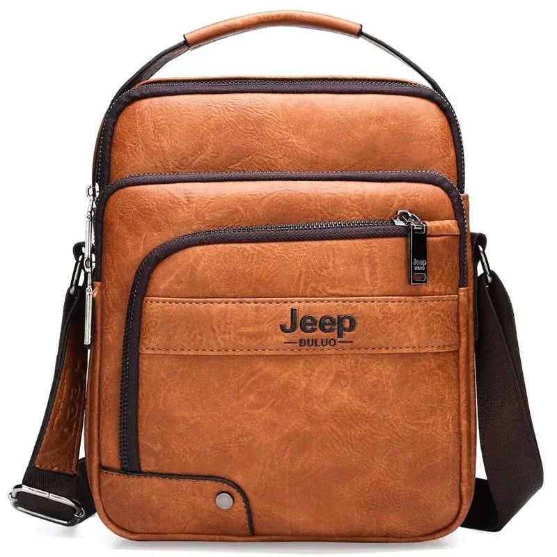 Bolsa Masculina De Couro Legítimo - Magnata Impact