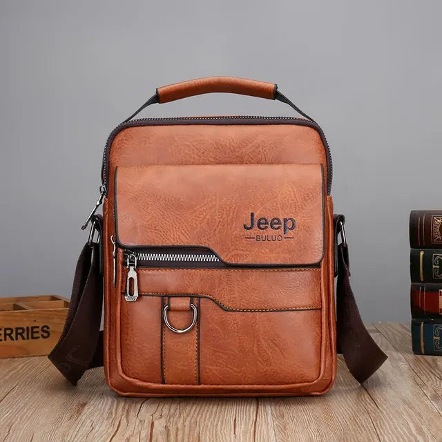 Bolsa Masculina De Couro Legítimo - Jeep Style