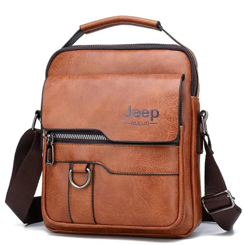 Bolsa Masculina De Couro Legítimo - Jeep Style