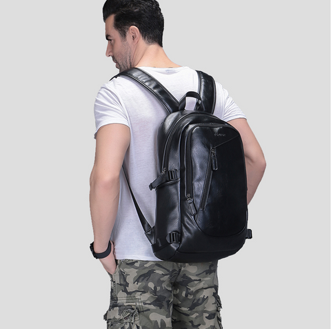 Mochila Masculina para Notebook em Couro Magnata Tech