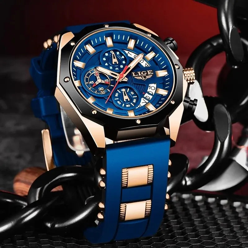 Relógio Masculino Magnata Sport Prestige Octagonal