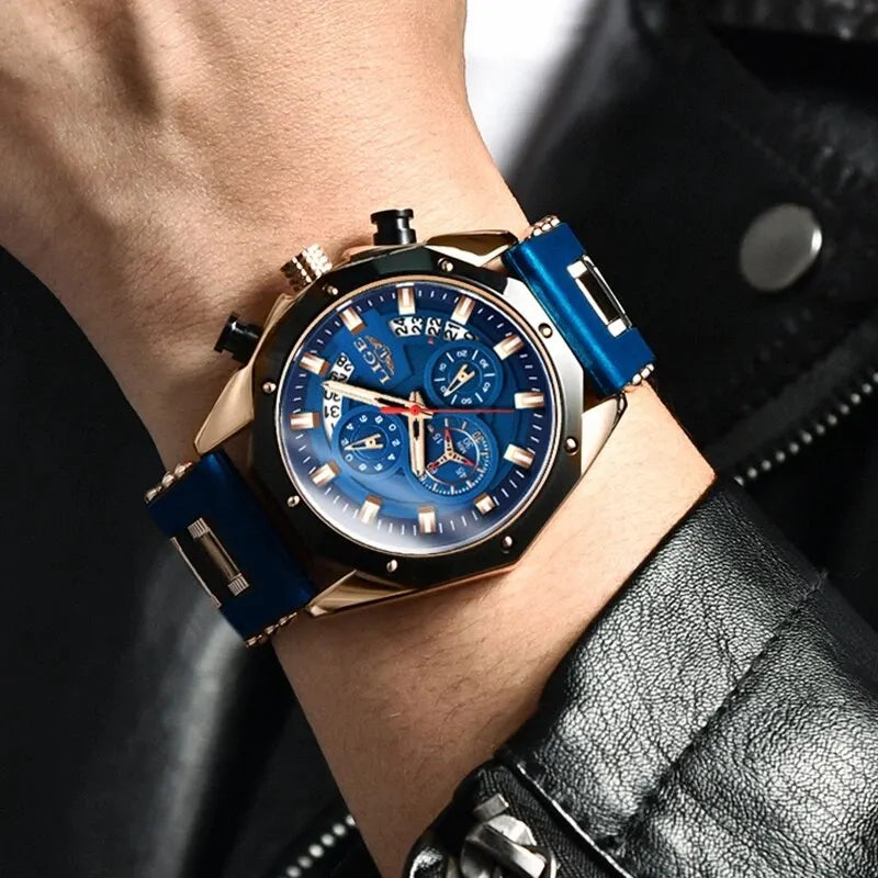 Relógio Masculino Magnata Sport Prestige Octagonal