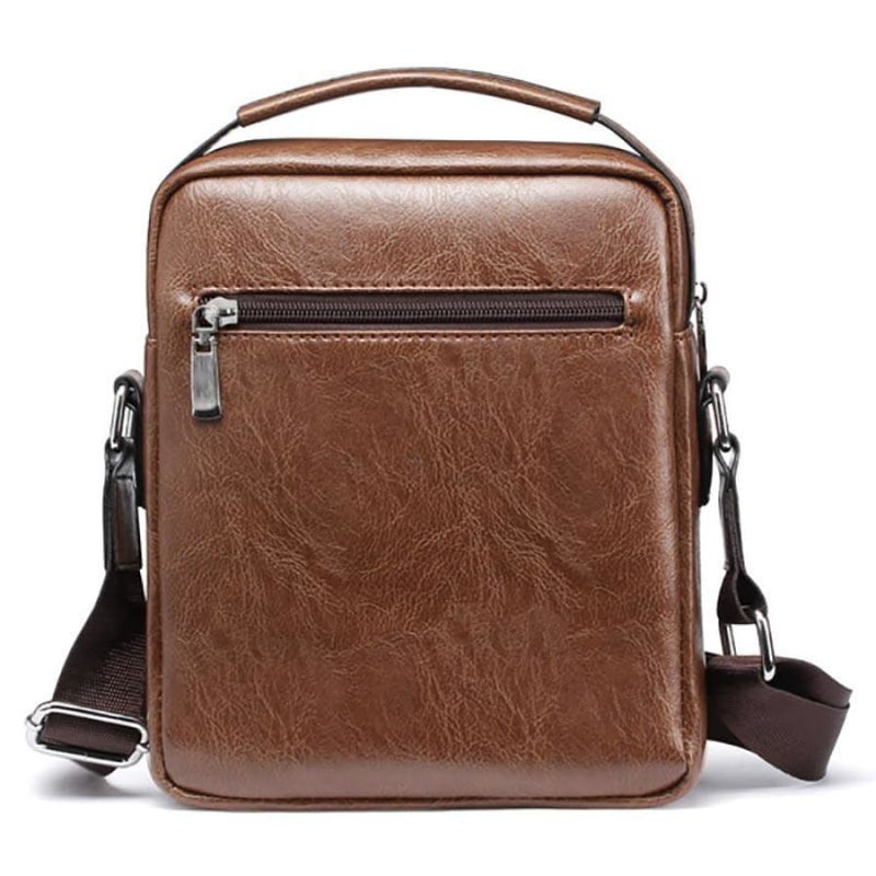 Bolsa Transversal de Couro Masculina - CrossLeather