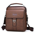 Bolsa Masculina de Couro Magnata Jeep Transversal Impermeável - Slim Bag
