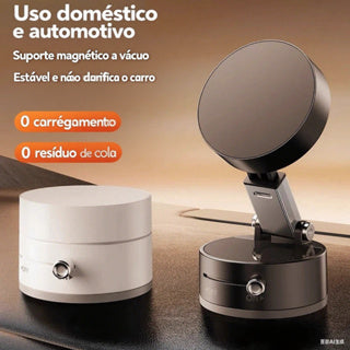 Suporte Magnético Pro - Compatível com todos os modelos – iPhone, Samsung, Motorola, Xiaomi e outros