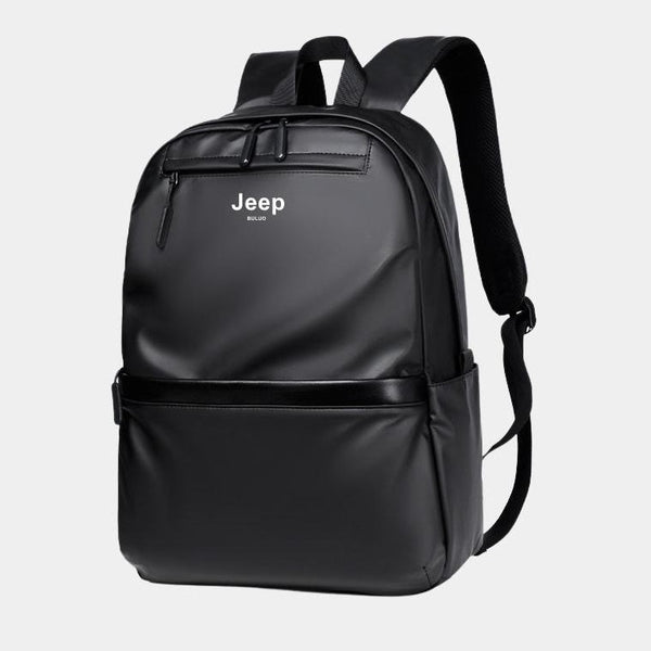 Mochila Masculina JEEP de Couro Ultraleve À Prova D'água - Lux Pack