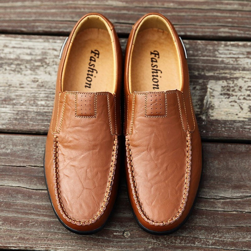 Mocassim Masculino de Couro Legítimo Magnata Lincoln