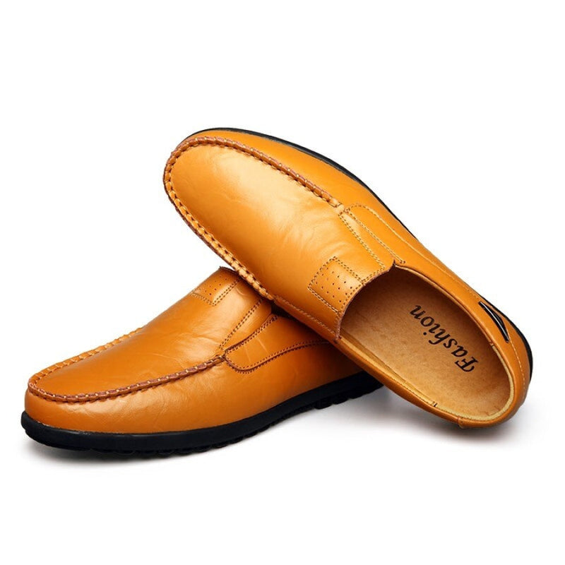 Mocassim Masculino de Couro Legítimo Magnata Lincoln