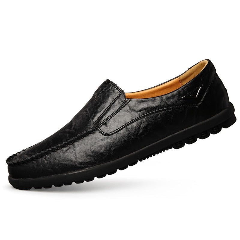 Mocassim Masculino de Couro Legítimo Magnata Lincoln