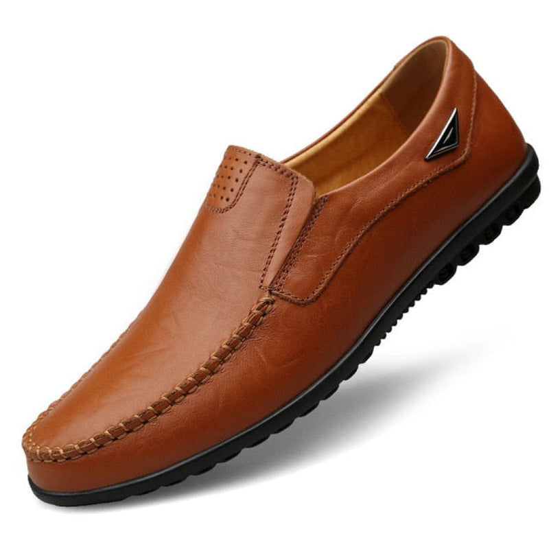 Mocassim Masculino de Couro Legítimo Magnata Lincoln