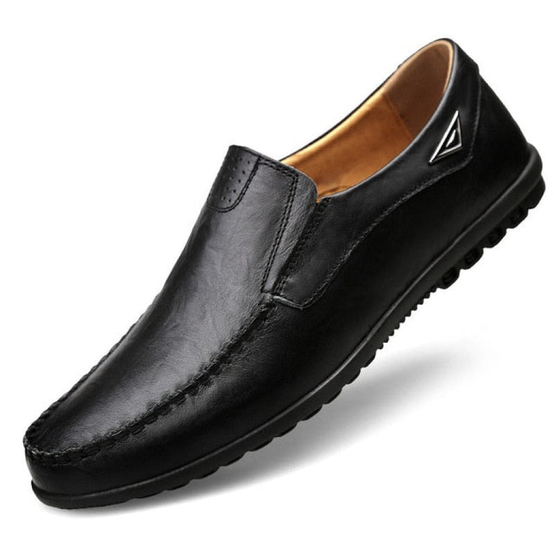 Mocassim Masculino de Couro Legítimo Magnata Lincoln