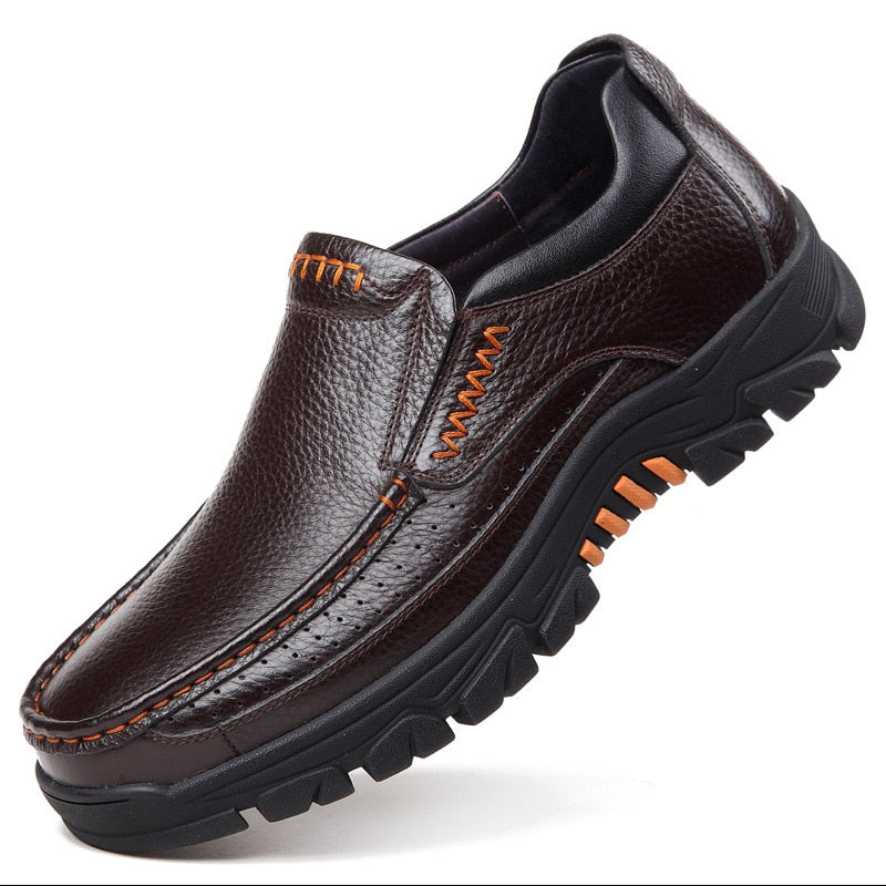 Sapato Masculino Casual Slip On de Couro Legítimo - Magnata  Active Comfort