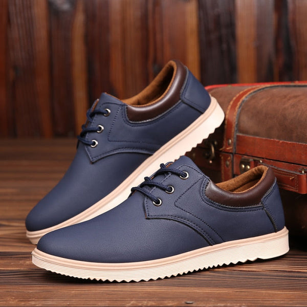 Sapato Oxford Casual Masculino de Couro Legítimo - Walker