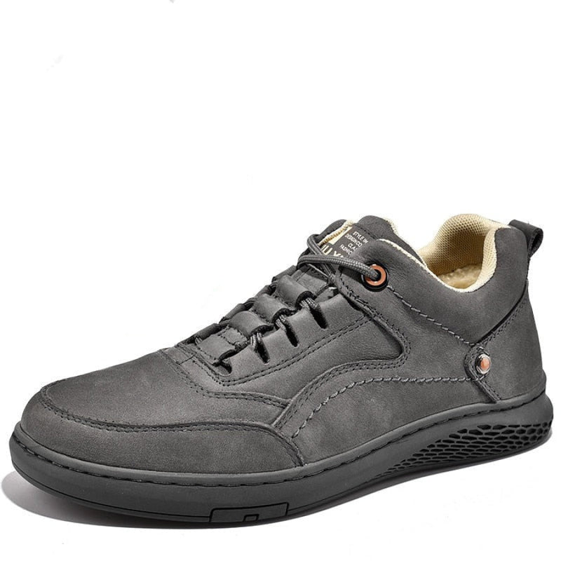 Tênis Casual Masculino de Couro Legítimo - Magnata  Comfort Balance